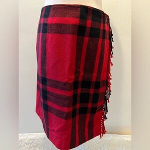 Vintage Talbots Petite Tartan Pencil Blanket Skirt, Size 10
